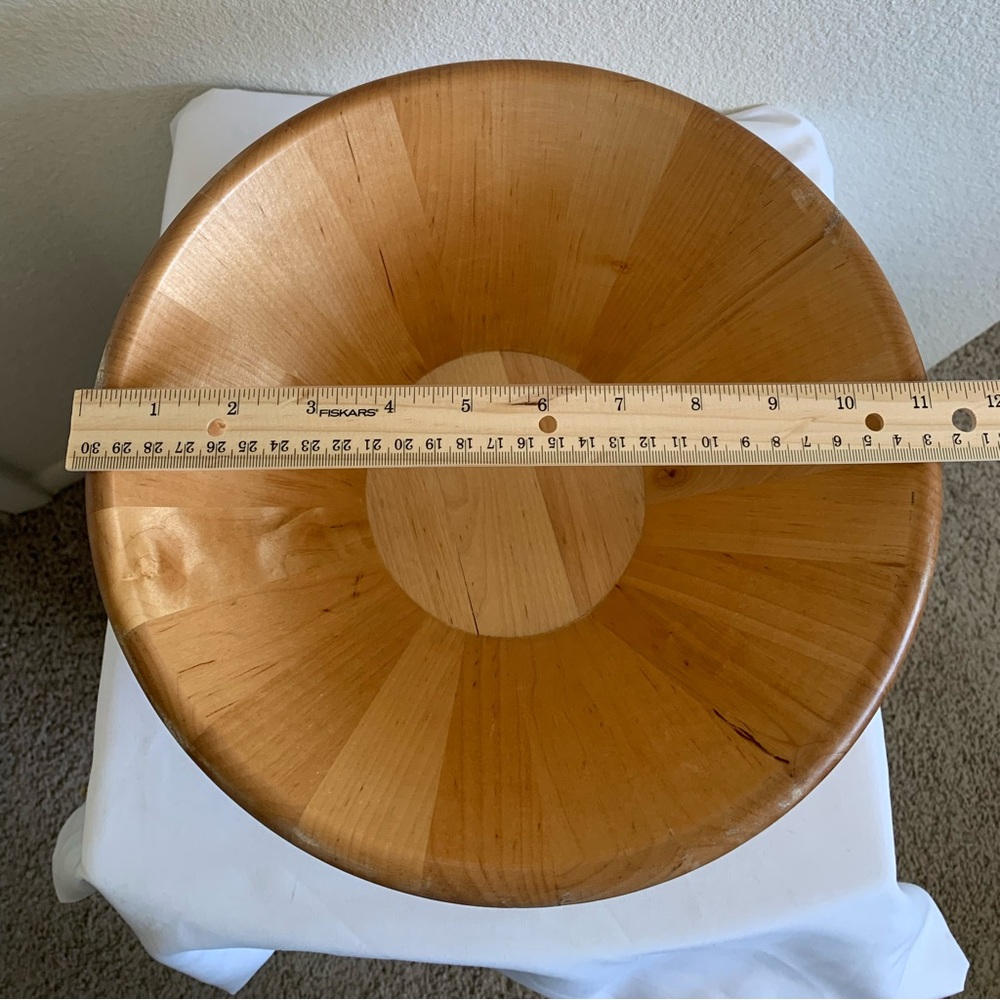 Ikea wooden bowl Sweden vintage? Some use marks. See pictures - Picture 4 of 5